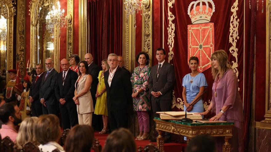 Toma de posesión de los consejeros del Gobierno de Navarra