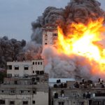 Israeli Airstrike In Gaza After Hamas Attacks