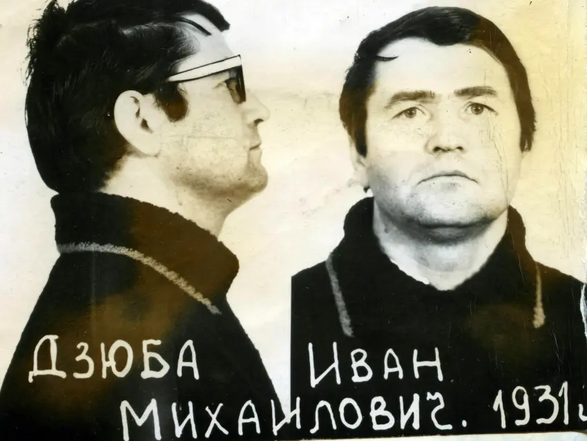 Iván Dziuba durante su arresto