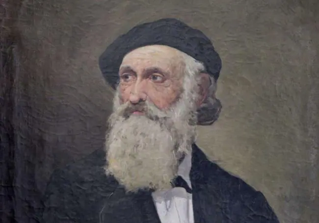 Retrato de José María Iparraguirre, obra de Anselmo de Guinea, y que se encuentra en la Casa de Juntas de Gernika.
