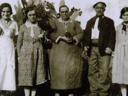 Familiares emigrantes de Abaurregaina.