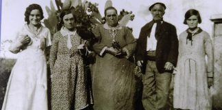 Familiares emigrantes de Abaurregaina.
