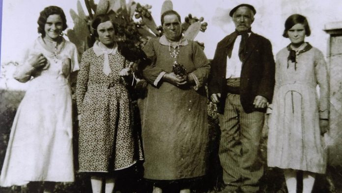 Familiares emigrantes de Abaurregaina.