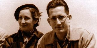 Paquita Bretos y Ángel Olorón en los años 40