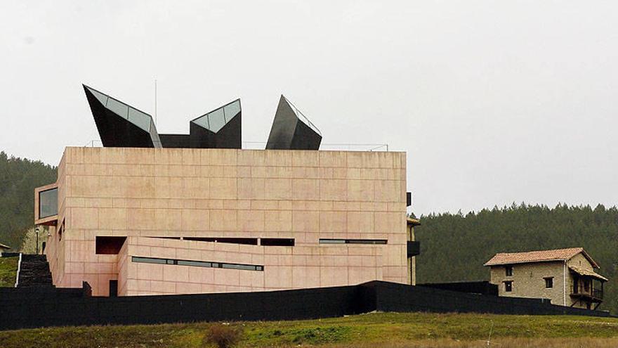 Exterior del Museo Oteiza, en Altzuza