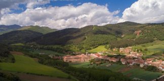 Vista de San Millán de la Cogolla, a cuyo monasterio abonaban las aldeas de Álava sus diezmos en rejas de hierro